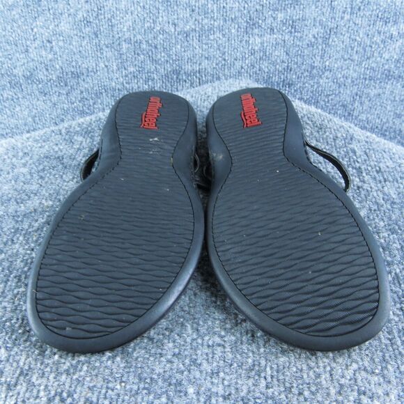 Orthaheel‎ Women Flip Flop Sandal Shoes Size 10 Medium Black Synthetic - Picture 10 of 10